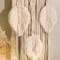 Boho Wall Decor Large Macrame Wall Hanging with 3 Woven Leaves Tassels (14-3 Leaves Tassels-beige)